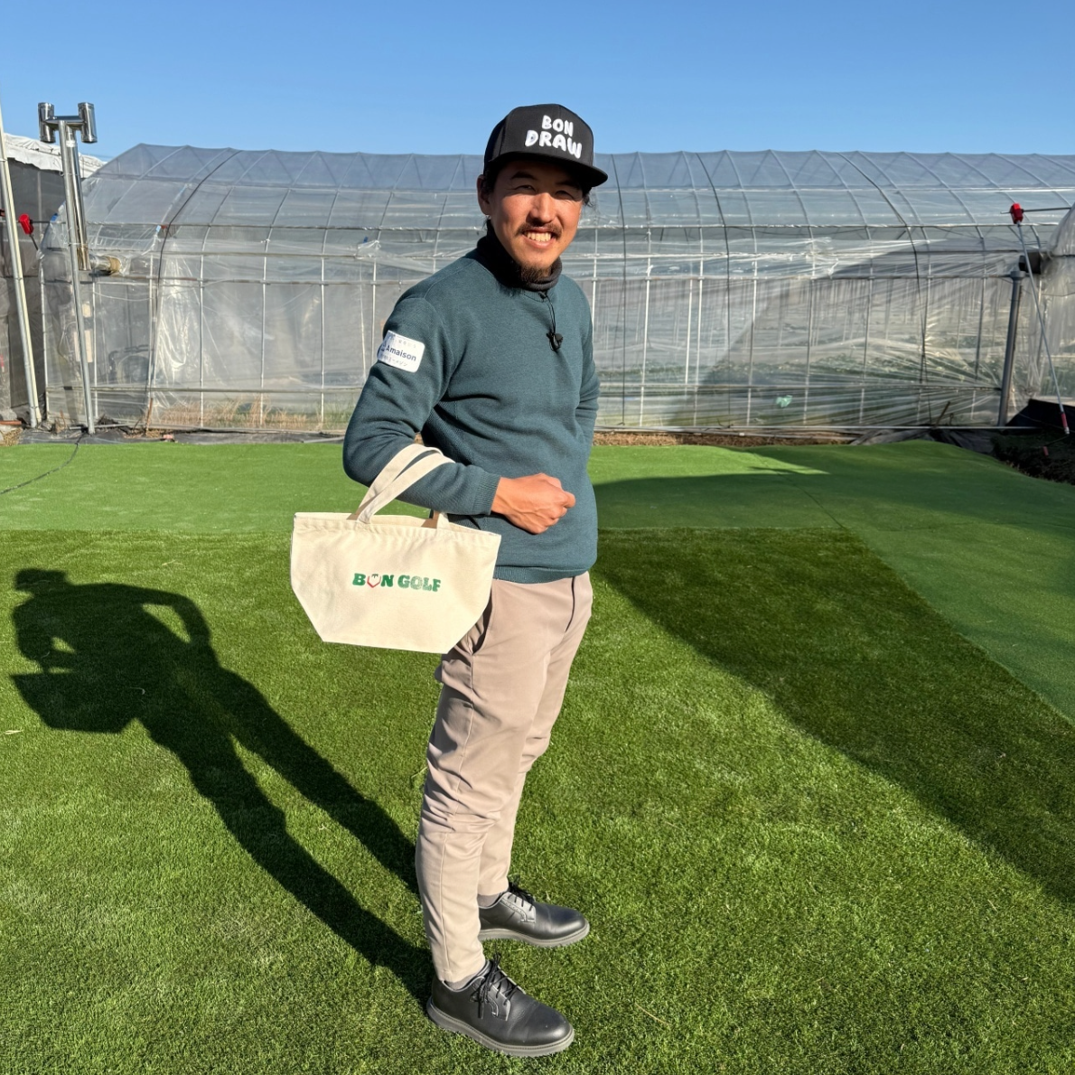 BONGOLFトートバッグ【ナチュラル】