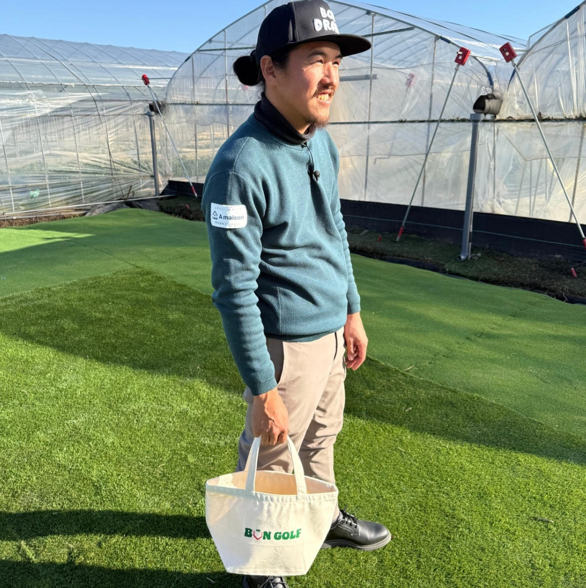 BONGOLFトートバッグ【ナチュラル】